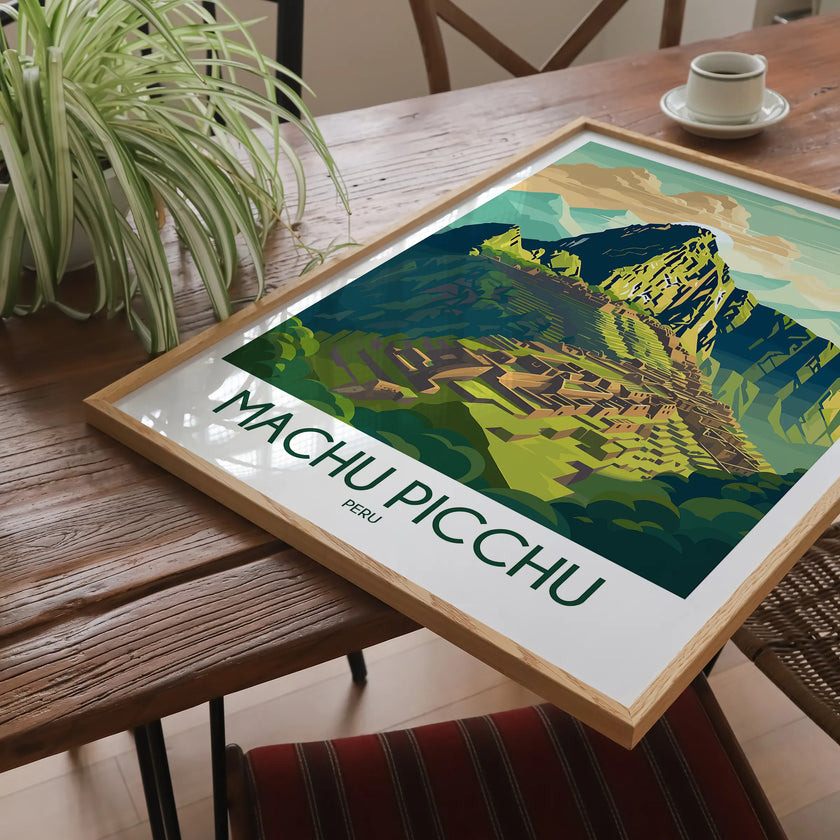 Machu Picchu Destination Art Gift