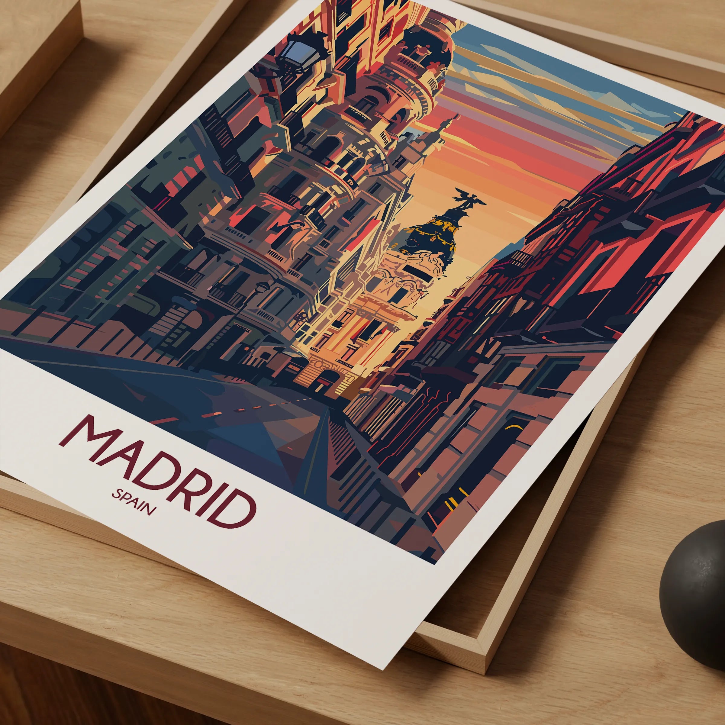 Madrid Scenic Landscape Art
