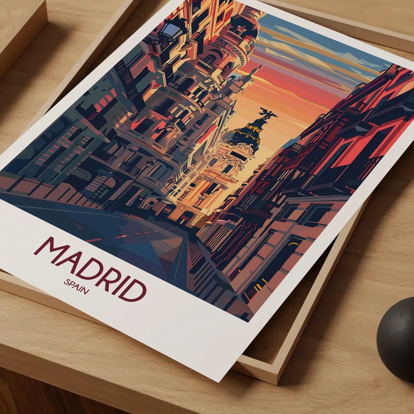 Madrid Scenic Landscape Art