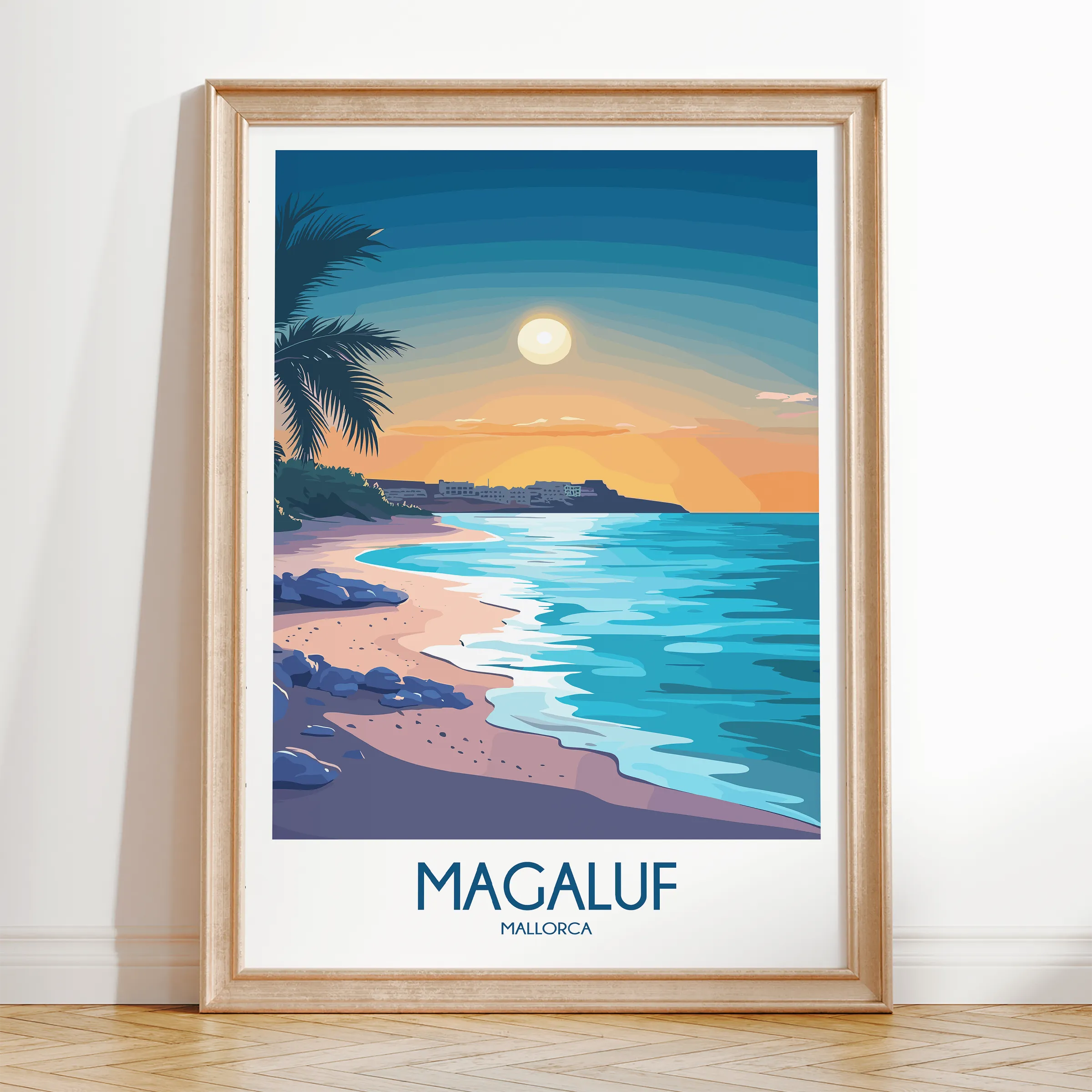 Magaluf Minimalist Wall Art