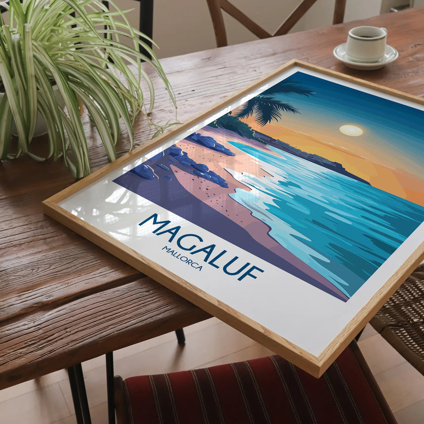 Magaluf Souvenir Poster Print