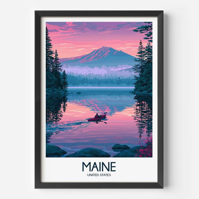 Maine Destination Art Gift