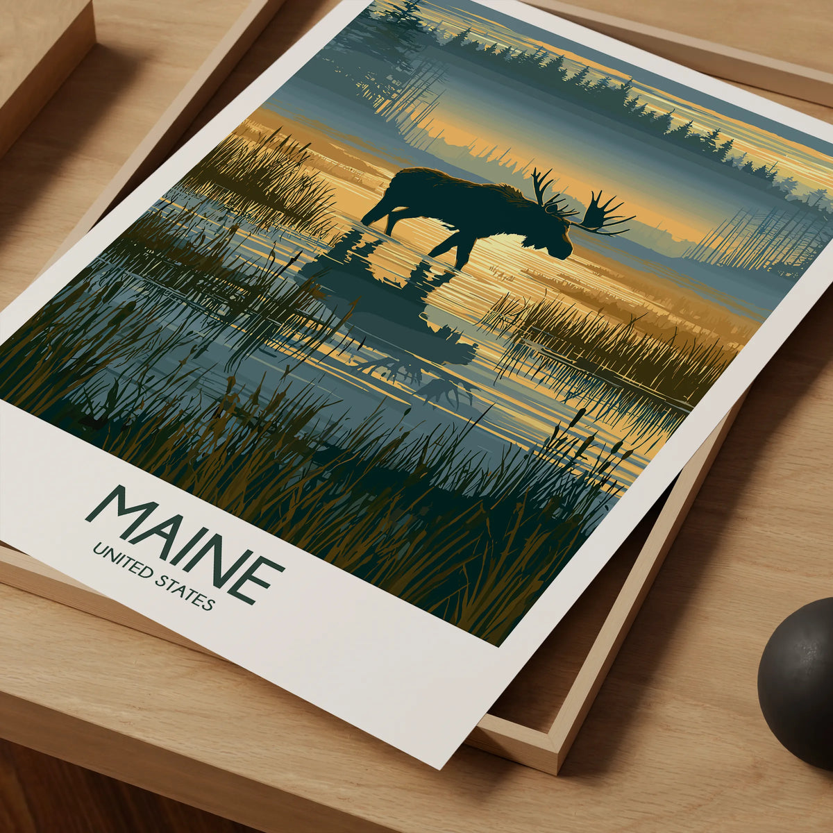 Maine Scenic Landscape Art