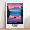 Maine Scenic Landscape Art