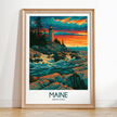 Maine Souvenir Poster Print
