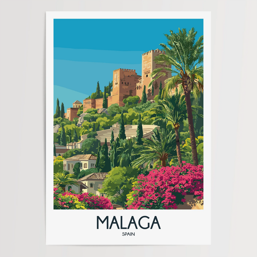 Malaga Scenic Landscape Art