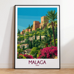 Malaga Souvenir Poster Print