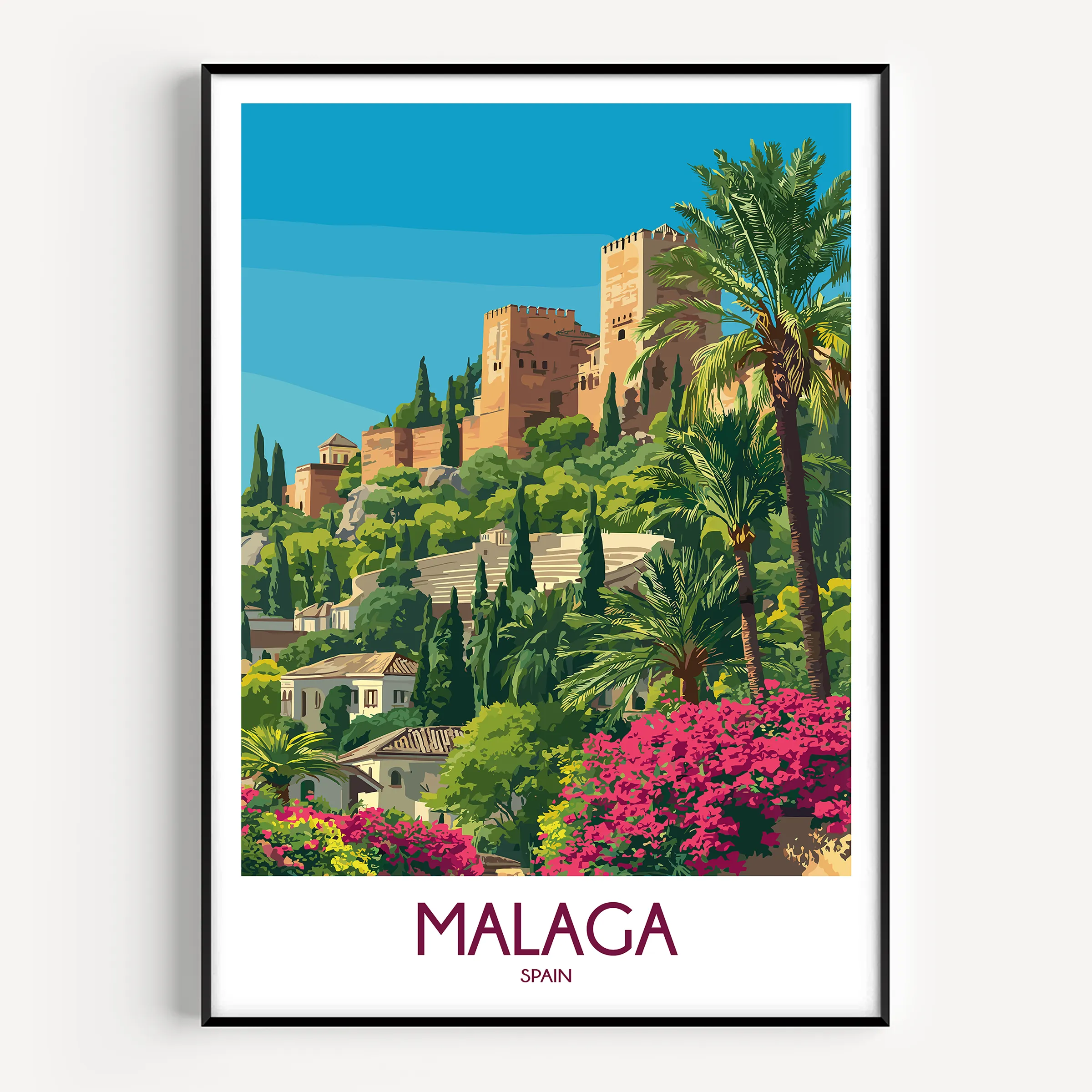 Malaga Travel Memory Gift