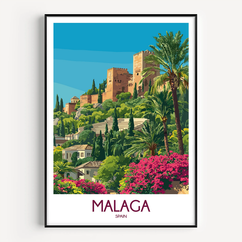 Malaga Travel Memory Gift