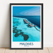 Maldives Destination Art Gift