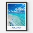 Maldives Destination Art Gift