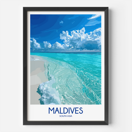 Maldives Destination Art Gift