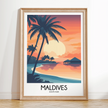 Maldives Gallery Quality Print