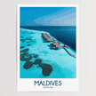 Maldives Minimalist Wall Art