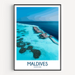 Maldives Scenic Landscape Art