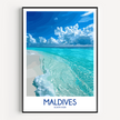 Maldives Scenic Landscape Art
