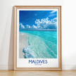 Maldives Souvenir Poster Print