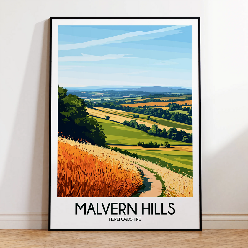 Malvern Hills Souvenir Poster Print