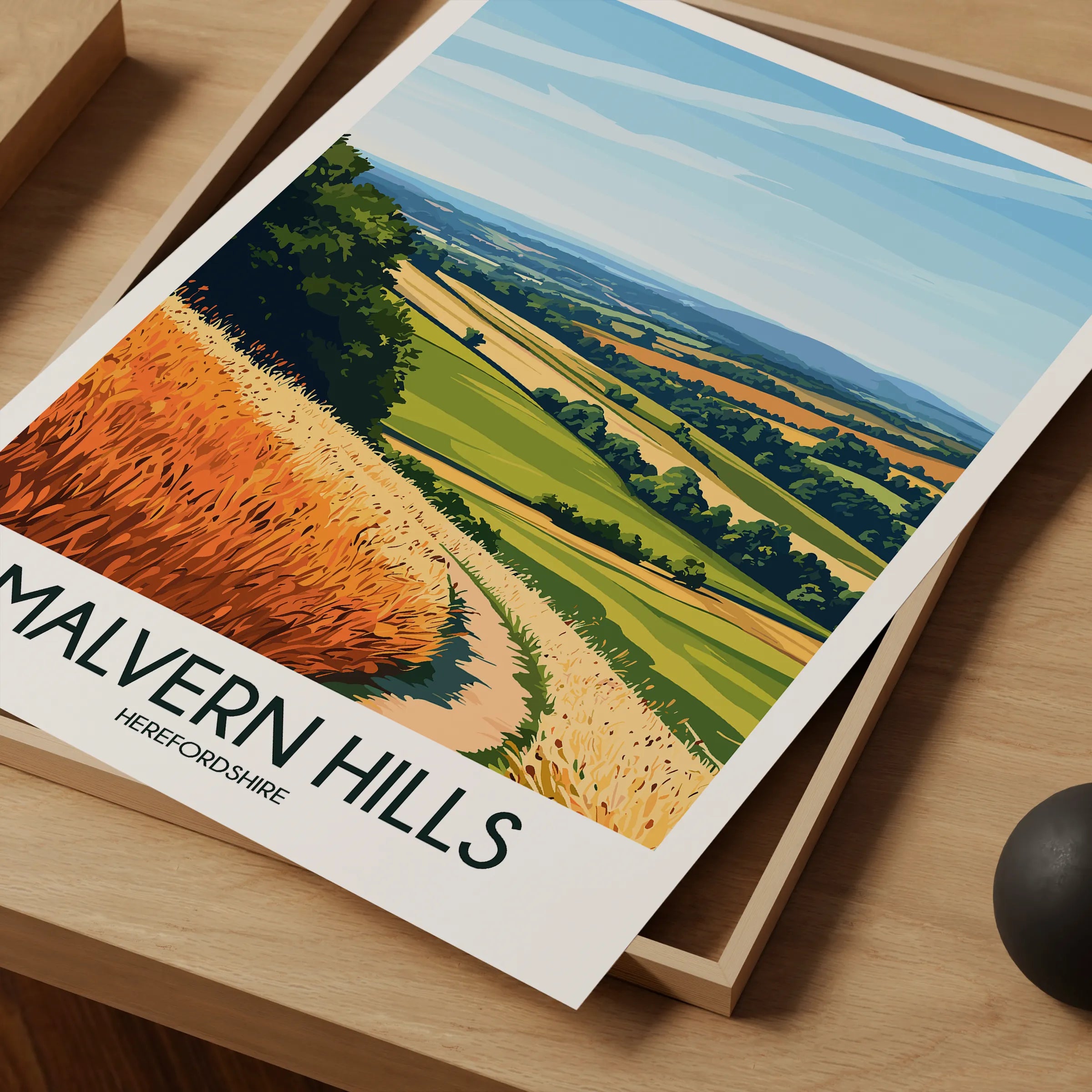 Malvern Hills Travel Memory Gift