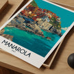 Manarola Modern Travel Poster