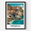 Manarola Modern Travel Poster