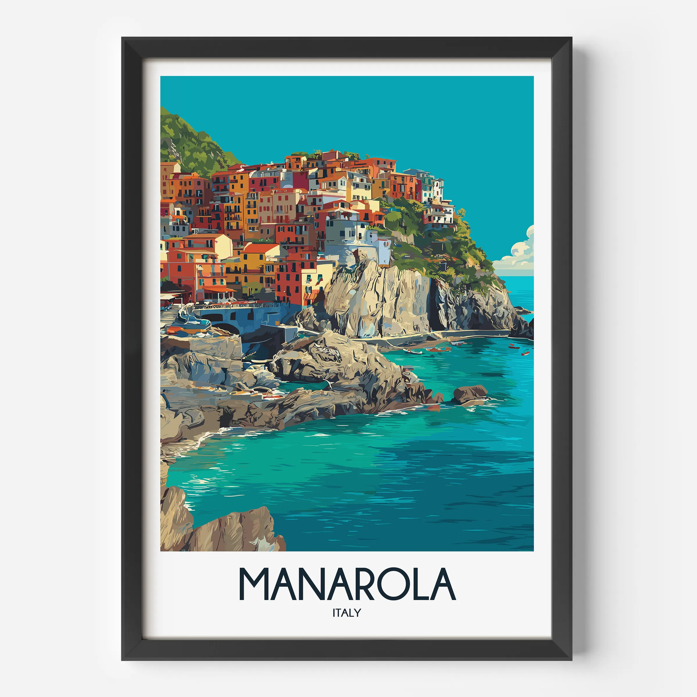 Manarola Souvenir Poster Print