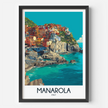 Manarola Souvenir Poster Print