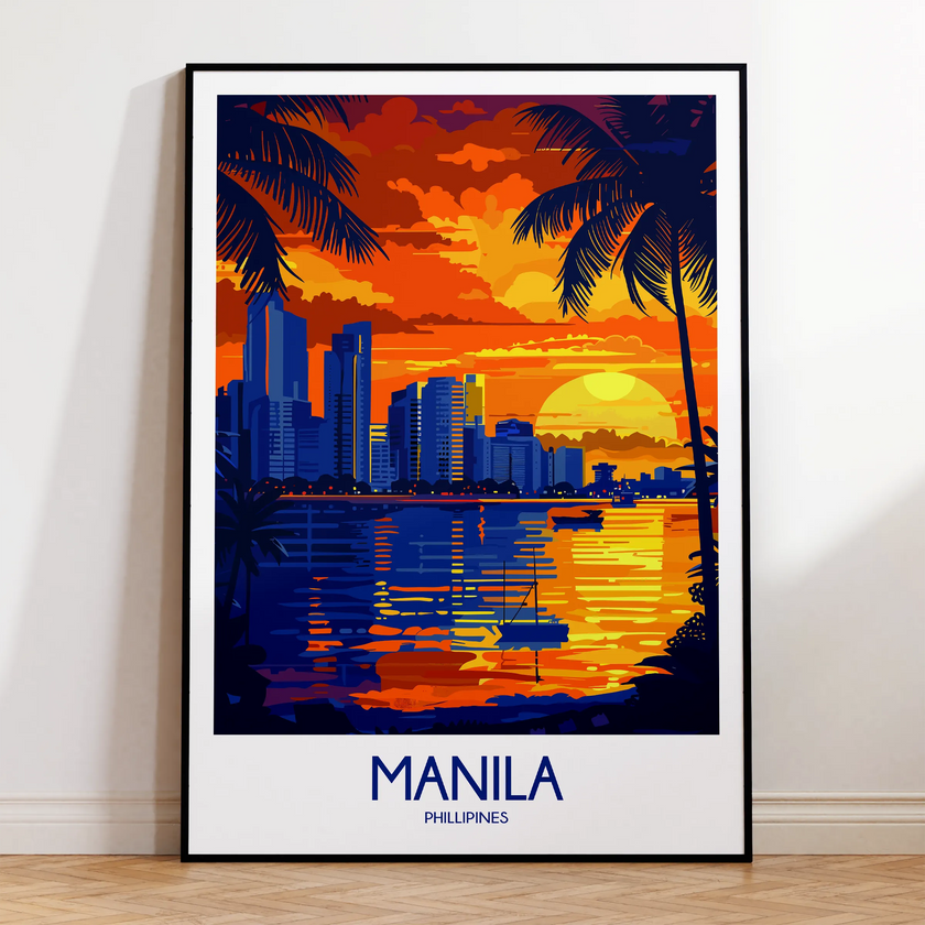 Manila Destination Art Gift