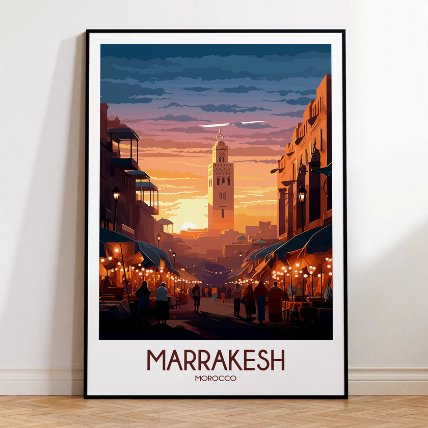 Marrakesh Destination Art Gift