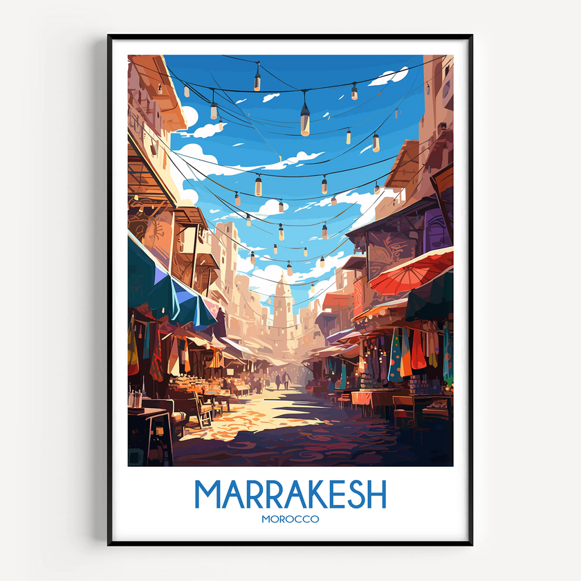 Marrakesh Destination Art Gift