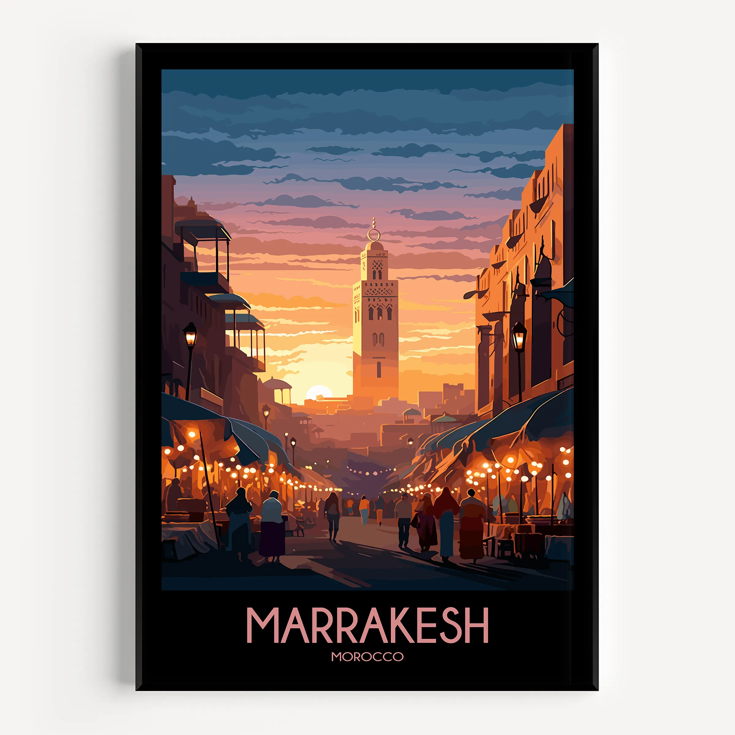 Marrakesh Destination Art Gift