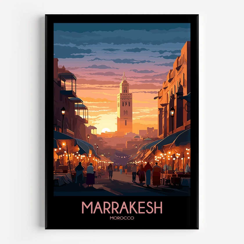 Marrakesh Destination Art Gift