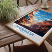 Marrakesh Modern Travel Poster