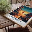 Marrakesh Modern Travel Poster