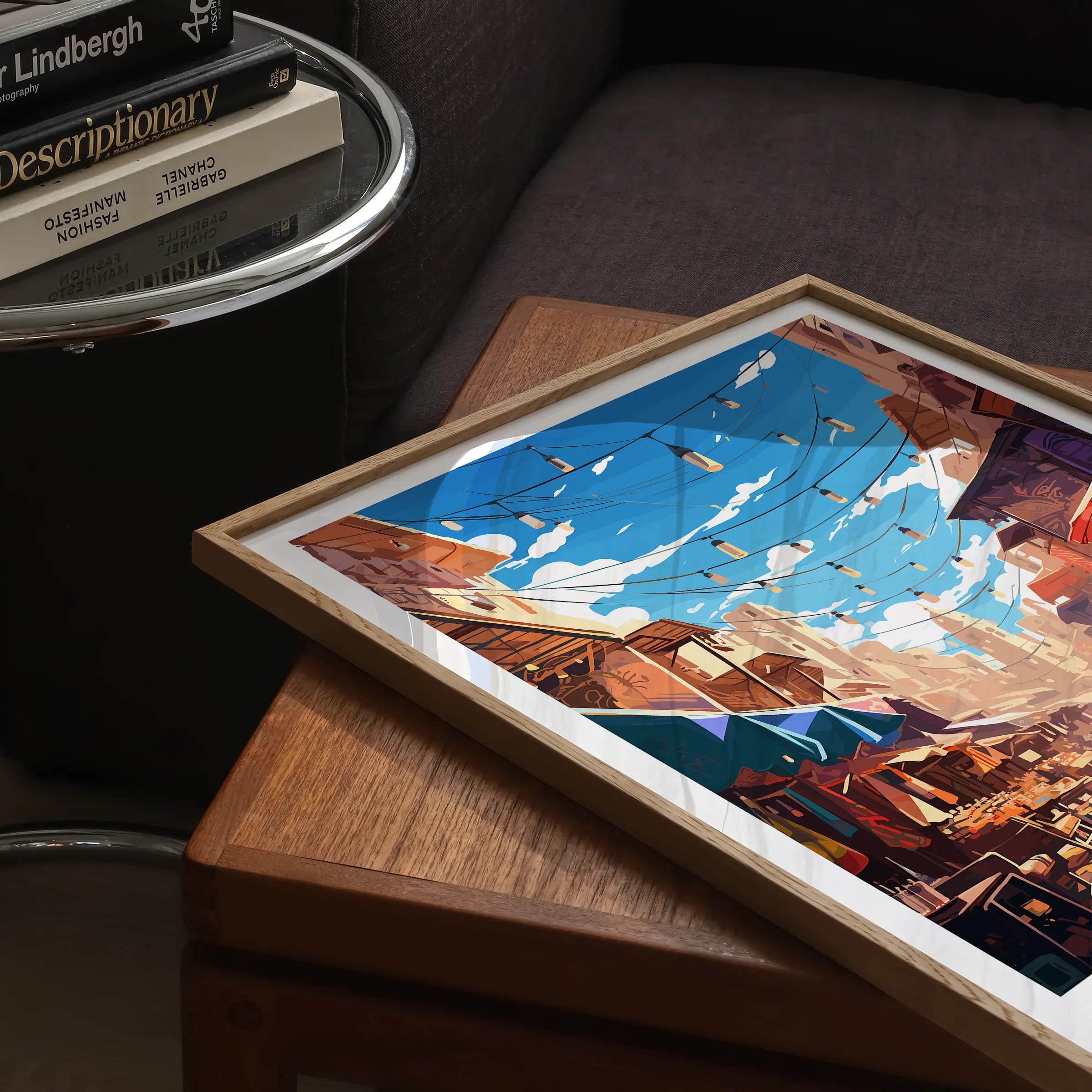 Marrakesh Retro Travel Illustration
