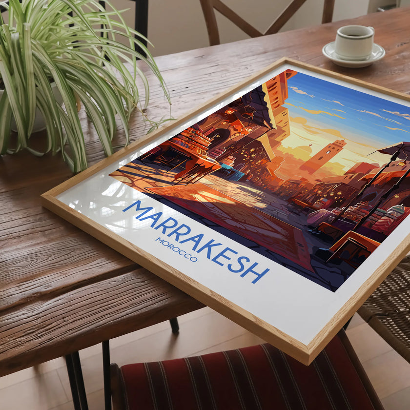 Marrakesh Scenic Landscape Art