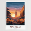Marrakesh Scenic Landscape Art