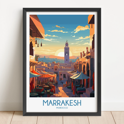Marrakesh Scenic Landscape Art