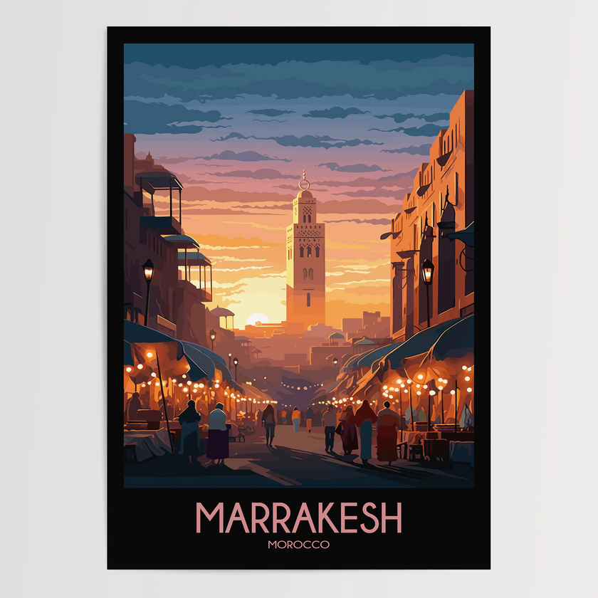 Marrakesh Souvenir Poster Print