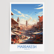Marrakesh Vintage Style Print