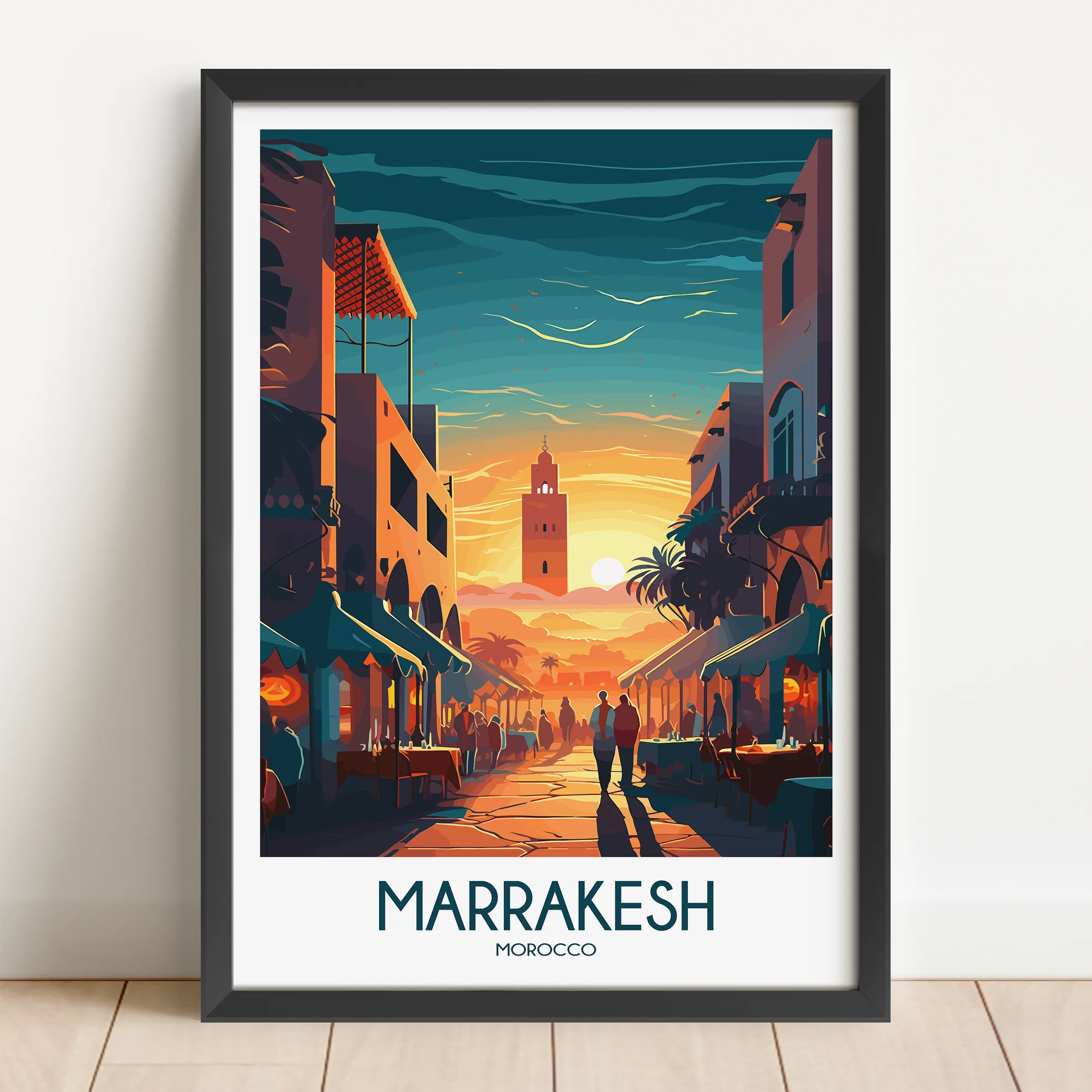 Marrakesh Vintage Style Print