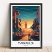 Marrakesh Vintage Style Print