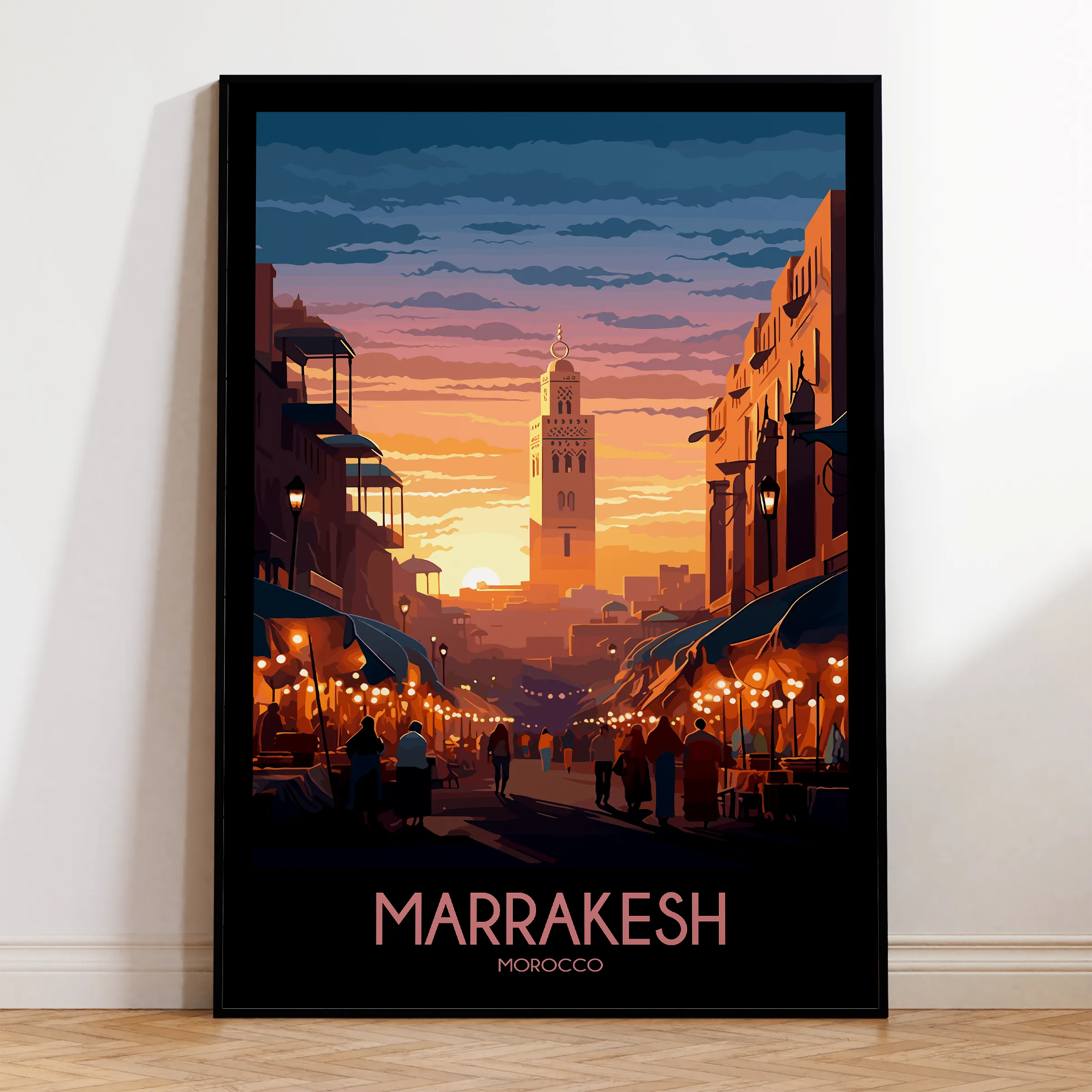 Marrakesh Vintage Style Print
