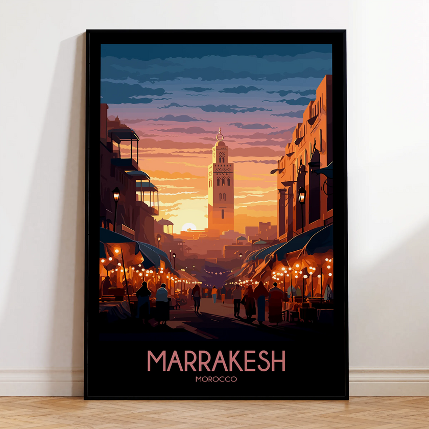 Marrakesh Vintage Style Print