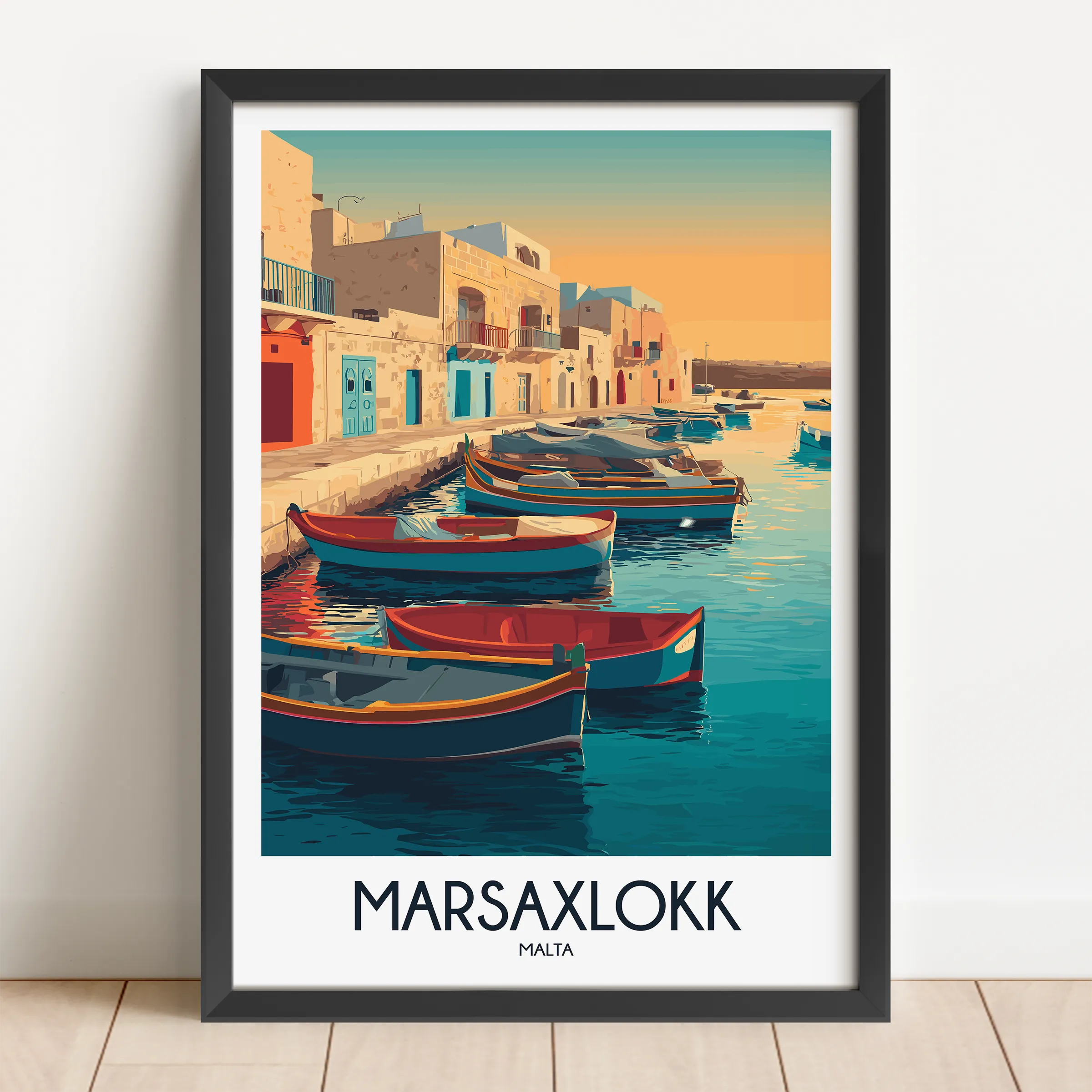 Marsaxlokk Gallery Quality Print