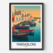 Marsaxlokk Minimalist Wall Art