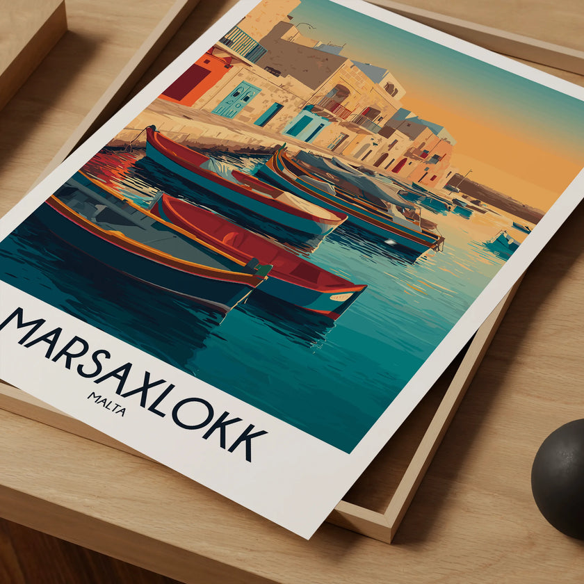 Marsaxlokk Souvenir Poster Print