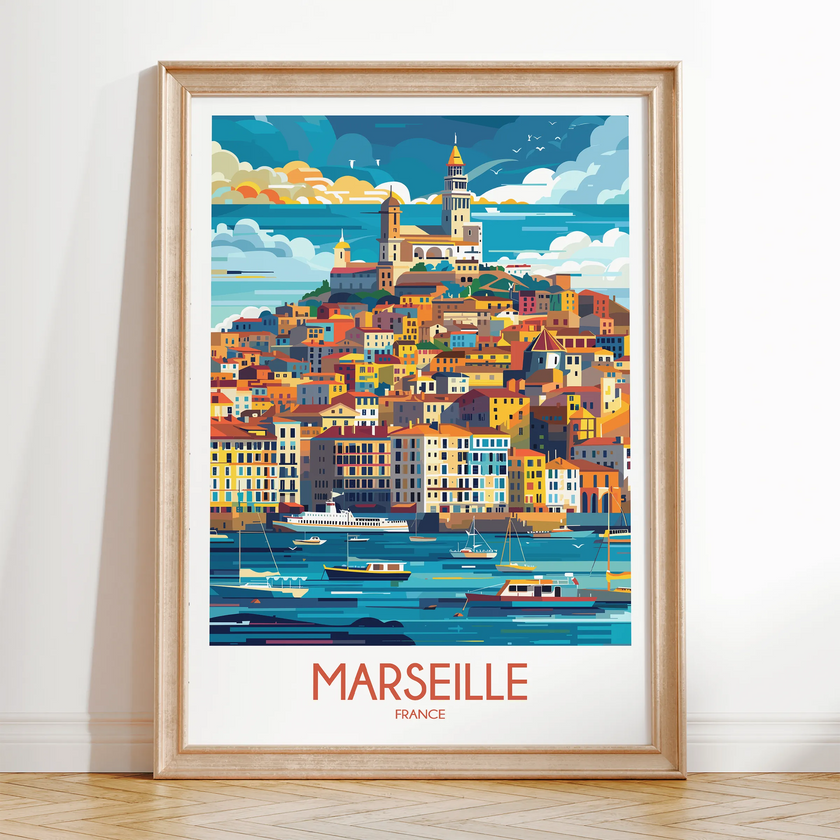 Marseille Destination Art Gift