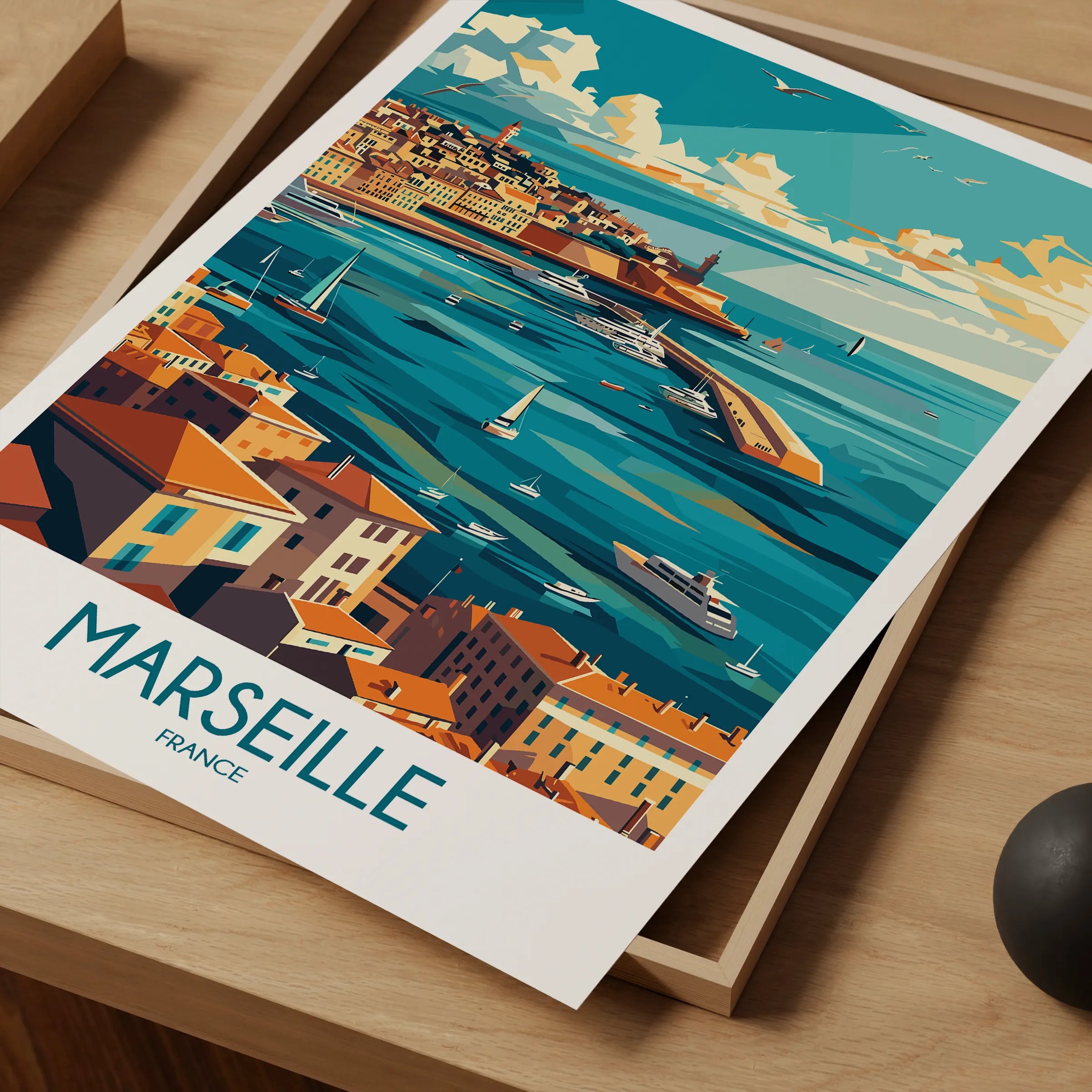 Marseille Minimalist Wall Art