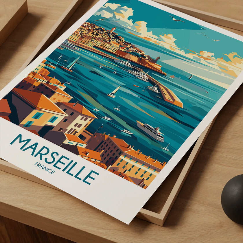 Marseille Minimalist Wall Art